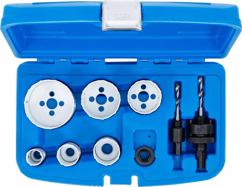 HOLE SAW SET | Ø 22 - 65 MM | DEPTH 40 MM | 8 PCS. (3906)