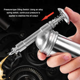 MINI GREASE GUN WITH NEEDLE NOZZLE | STAINLESS STEEL | 85 CM³ (GG3MA)