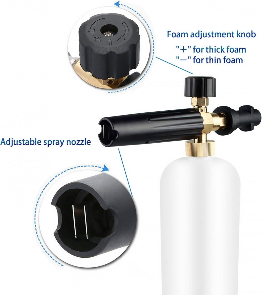 FOAM GENERATING GUN | SNOW FOAM | COPPER | 1L (WG1C)