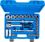 SOCKET SET | 12.5 MM (1/2") | INCH SIZES | 27 PCS. (2216)