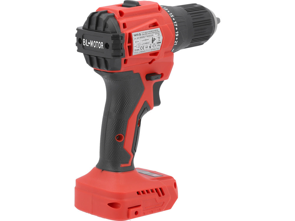 DRILL DRIVER 18V BL MOTOR 45NM - BODY (YT-827790)