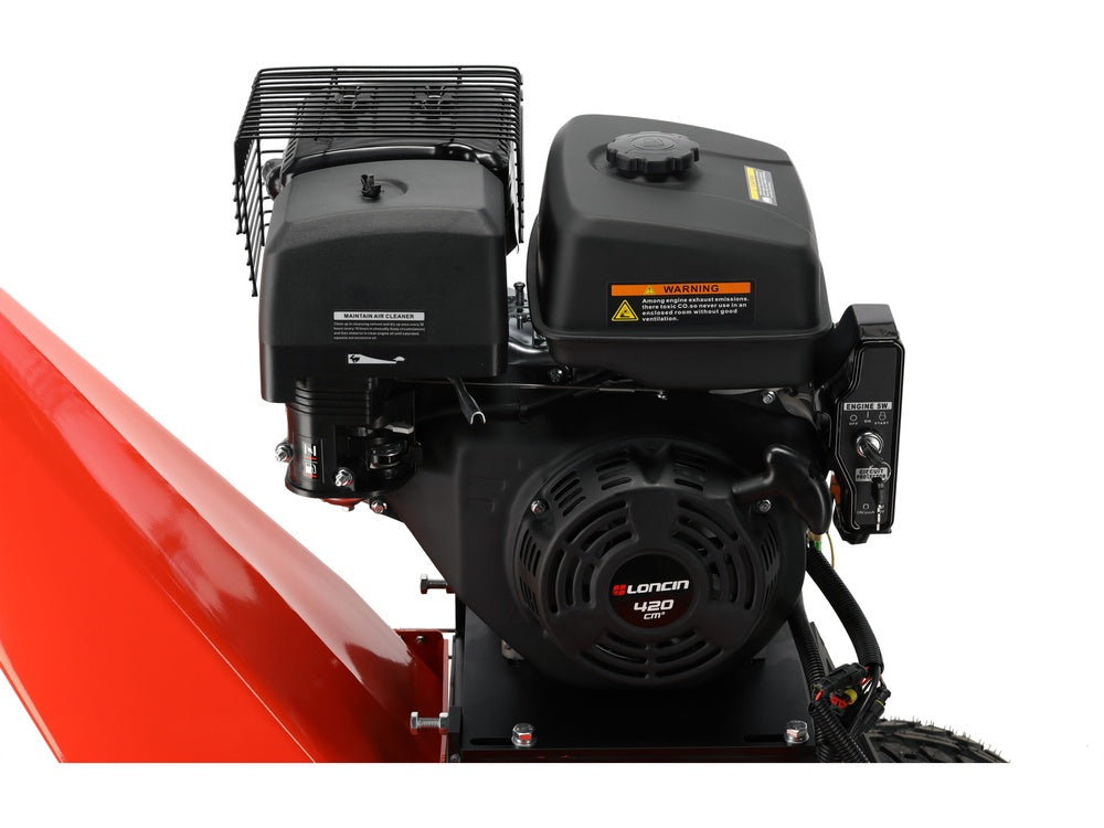 PETROL WOOD CHIPPER / GARDEN SHREDDER | DIAMETER 150 MM | 420 CM³ (YT-86158)