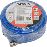 AIR HOSE PVC W. COUPLING 10MM X 20M (YT-24225)