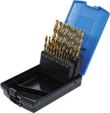 TWIST DRILL | HSS G | TITANIUM NITRATED | 1 - 10 MM | 19 PCS. (2040)