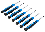 PRECISION SCREWDRIVER SET | PH00 - PH0 / SLOT SL 2.5 - 3.0 MM / T8 - T9 - T10 | 7 PCS (4881)