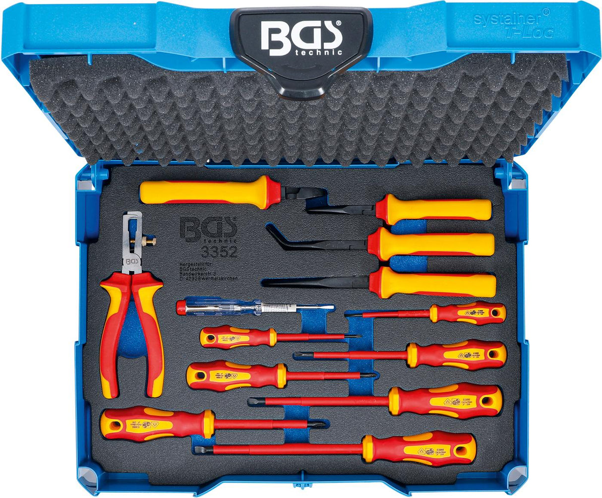 VDE PLIERS / SCREWDRIVER SET | BGS SYSTAINER® | 13 PCS. (3355)