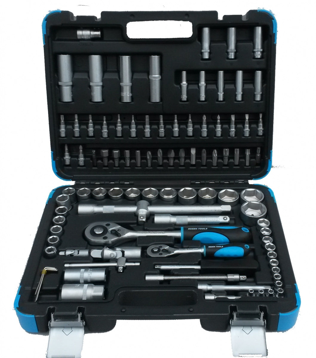 TOOL SET | 6.3 MM (1/4") + 12.5 MM (1/2") | 94 PCS. (ES80094)