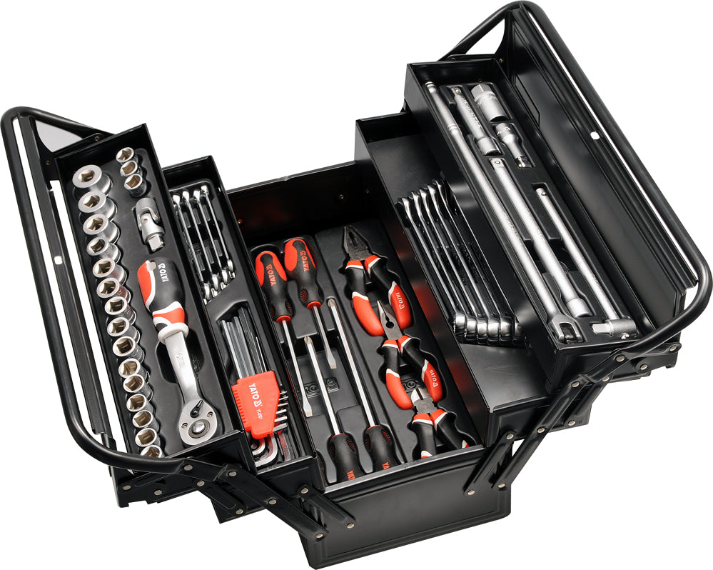 TOOL BOX W. TOOLS 62PCS (YT-3895)