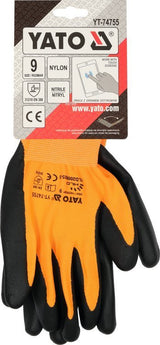 SAFETY GLO. TOUCHSCREEN FING. NITR S. 9 (YT-74755)