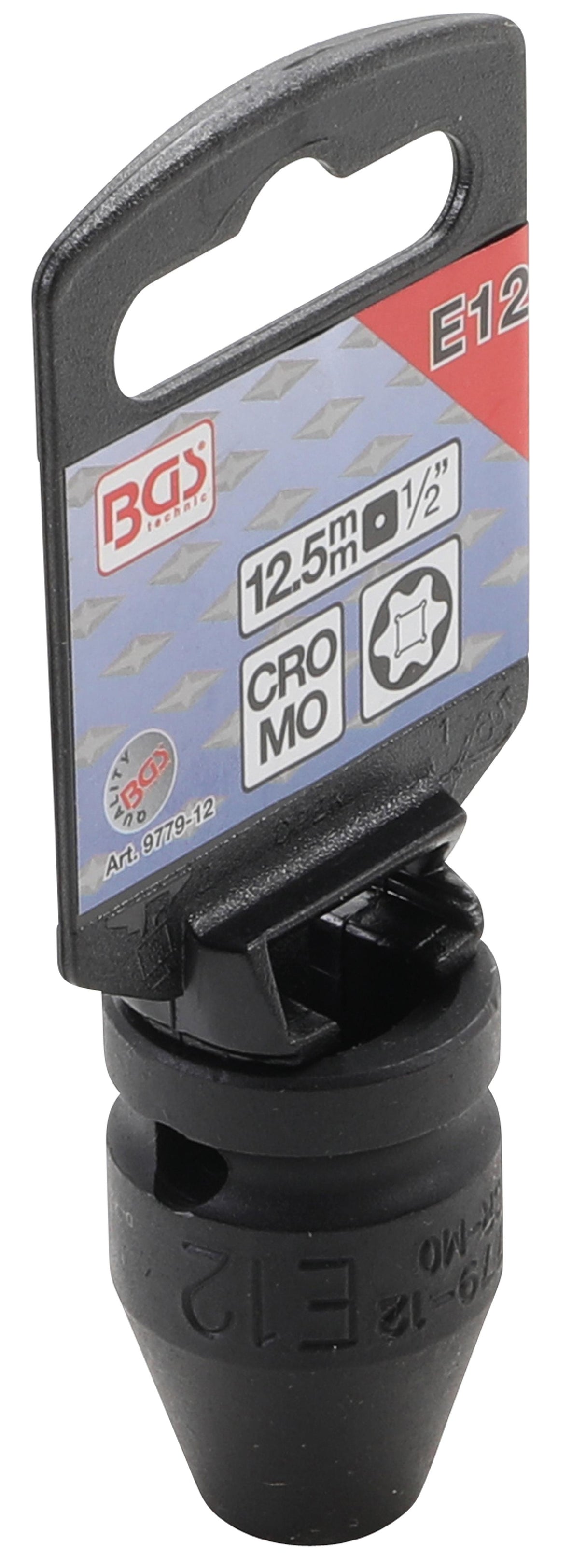 IMPACT SOCKET E-STAR | 12.5 MM (1/2") DRIVE | E12 (9779-12)
