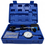 DIAL INDICATOR WITH STAND ON MAGNETIC HOLDER + TIP SET (1937S)