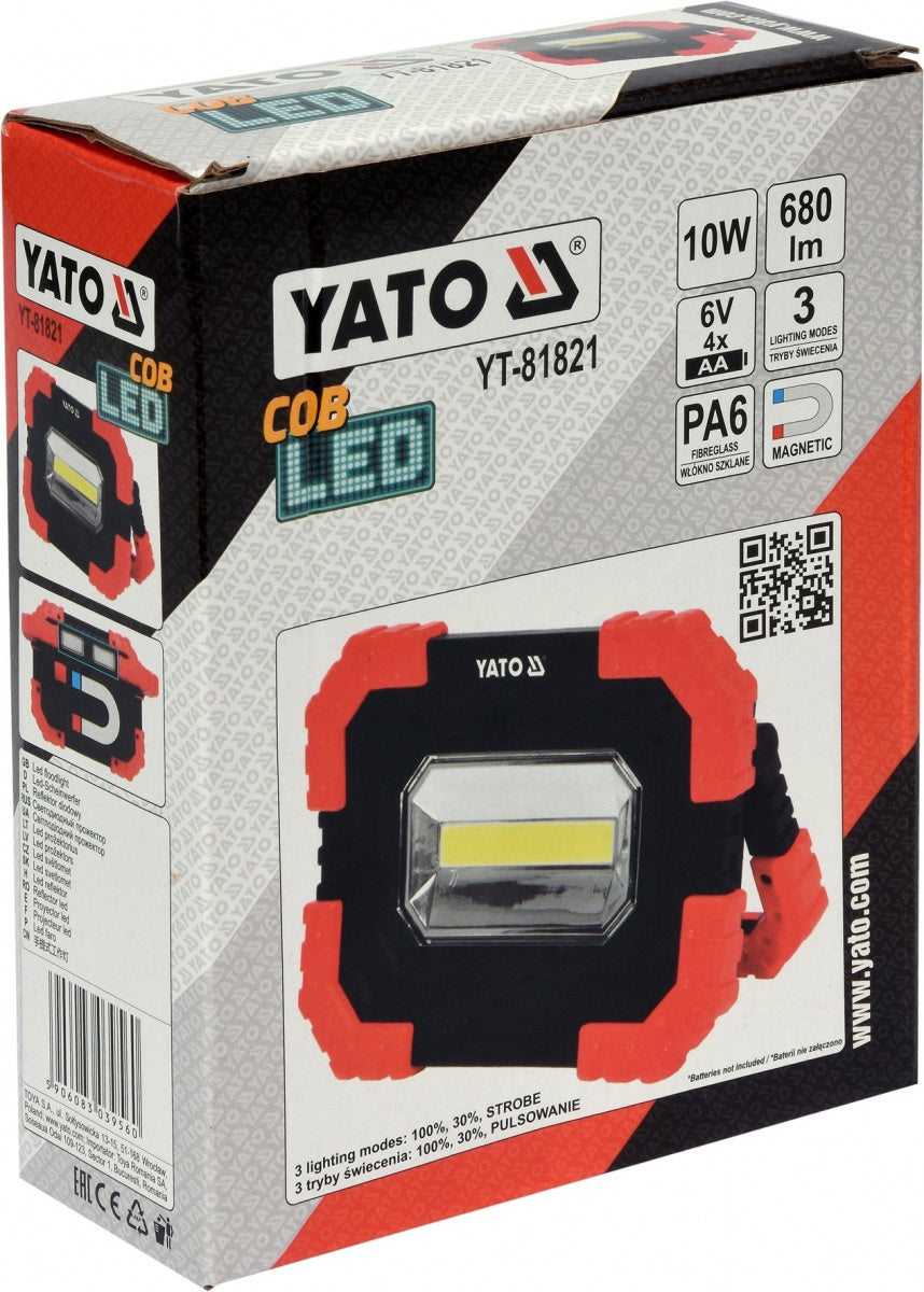 PORTABLE FLOODLIGHT 10W COB LED 680LM (YT-81821)