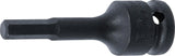 IMPACT BIT SOCKET | LENGTH 75 MM | 12.5 MM (1/2") DRIVE | INTERNAL HEXAGON 8 MM (5481-M8)
