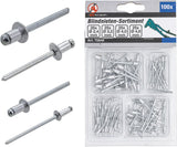 BLIND RIVETS ASSORTMENT | Ø 2.4 - 4.8 MM | 100 PCS. (75846)