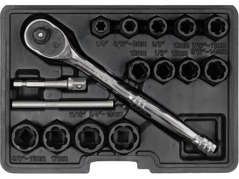BOLT AND NUT REMOVER SET (YT-05897)