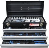 METAL WORKSHOP TOOL CASE | 3 DRAWERS | WITH 143 TOOLS (3318)