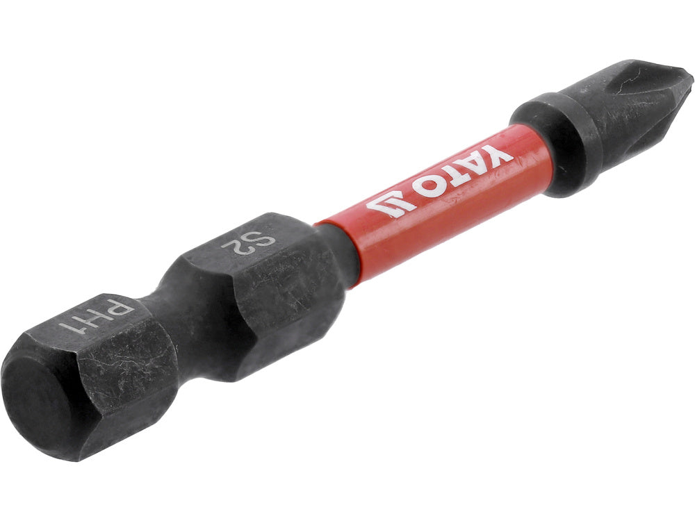 IMPACT SCREWDRIVER BITS 1/4 50MM PH1 2PC (YT-78040)