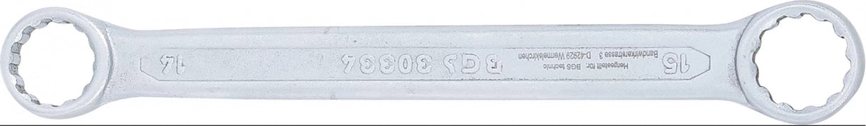 DOUBLE RING SPANNER | EXTRA FLAT | 14 X 15 MM (30334)
