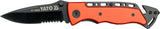 FOLDING KNIFE W. BLACK BLADE (YT-76052)