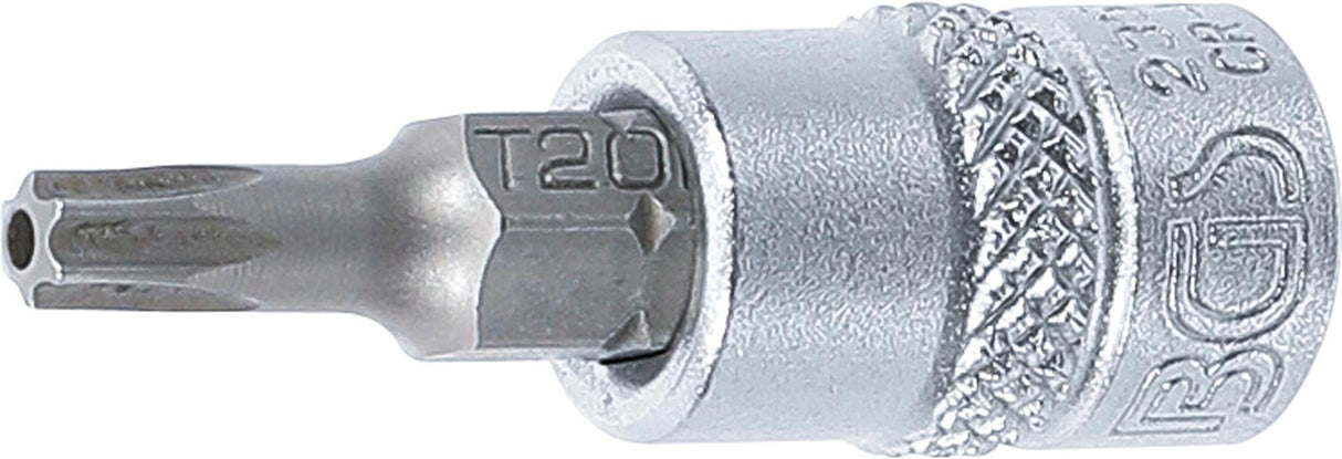 BIT SOCKET | 6.3 MM (1/4") DRIVE | T-STAR TAMPERPROOF (FOR TORX) T20 (2359)