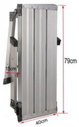 FOLDABLE ALUMINUM PLATFORM | 112*40*49.5CM (FAP001B)