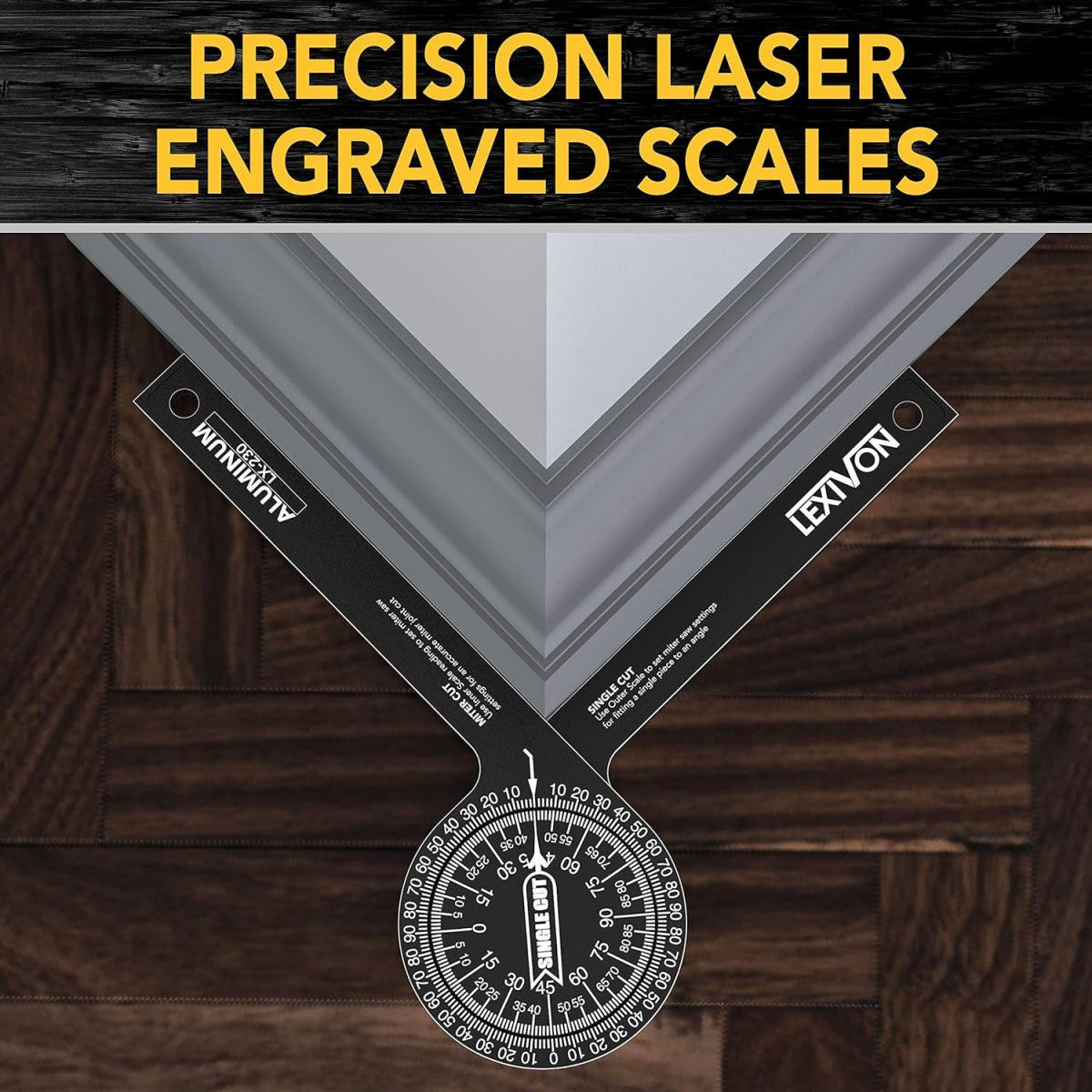 MULTIFUNCTIONAL ANGLE PROTRACTOR | MECHANICAL | 175 MM (MSP7)