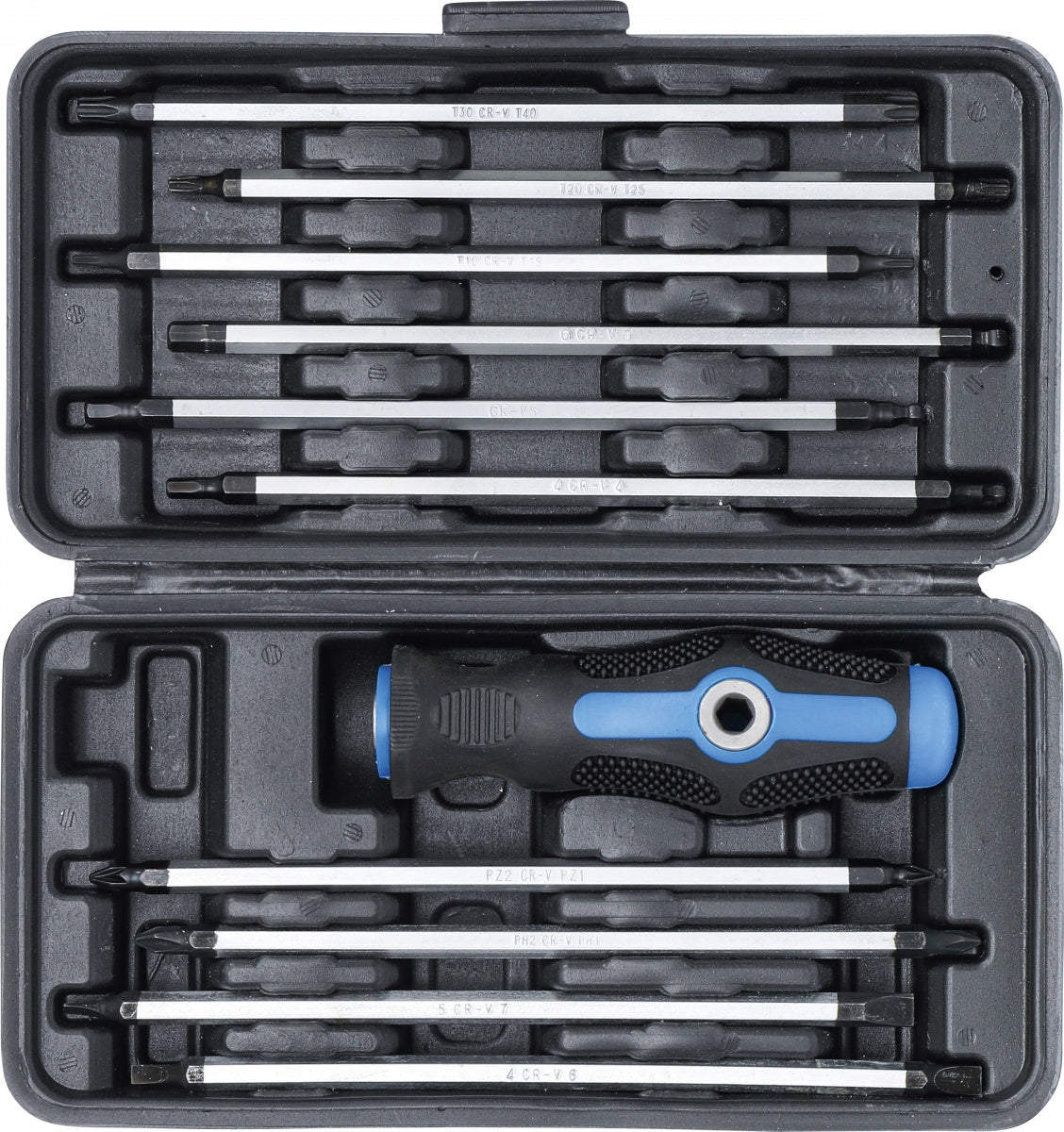 SCREWDRIVER SET WITH INTERCHANGEABLE BLADES | 11 PCS. (7988)