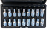 OIL PLUG REMOVAL SOCKET SET 18 PCS. "STAHLBERG" (GE2405)