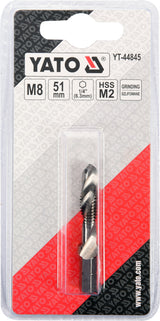COMBINED DRILL TAP M8 HEX (YT-44845)