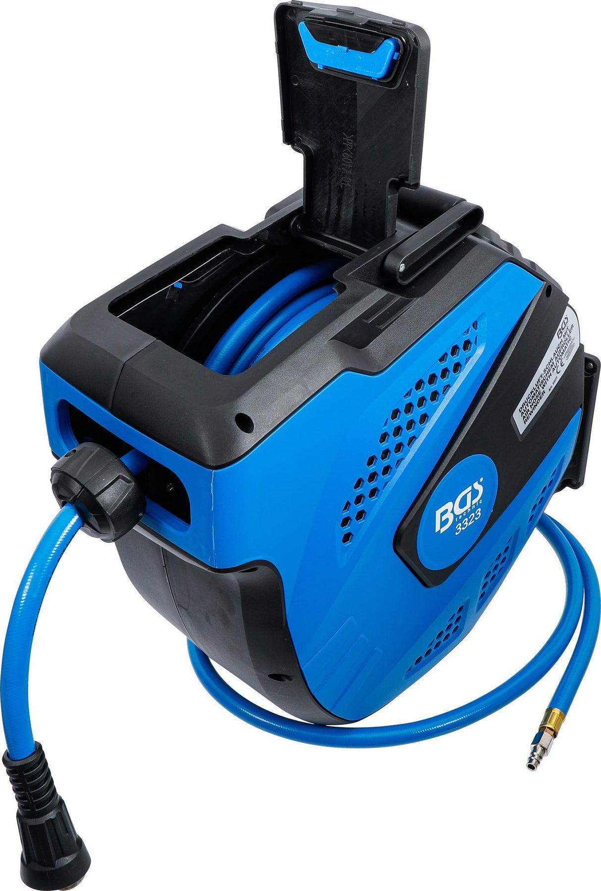 RETRACTABLE AIR HOSE REEL | AUTOMATIC | 12 M + 2 M (3323)