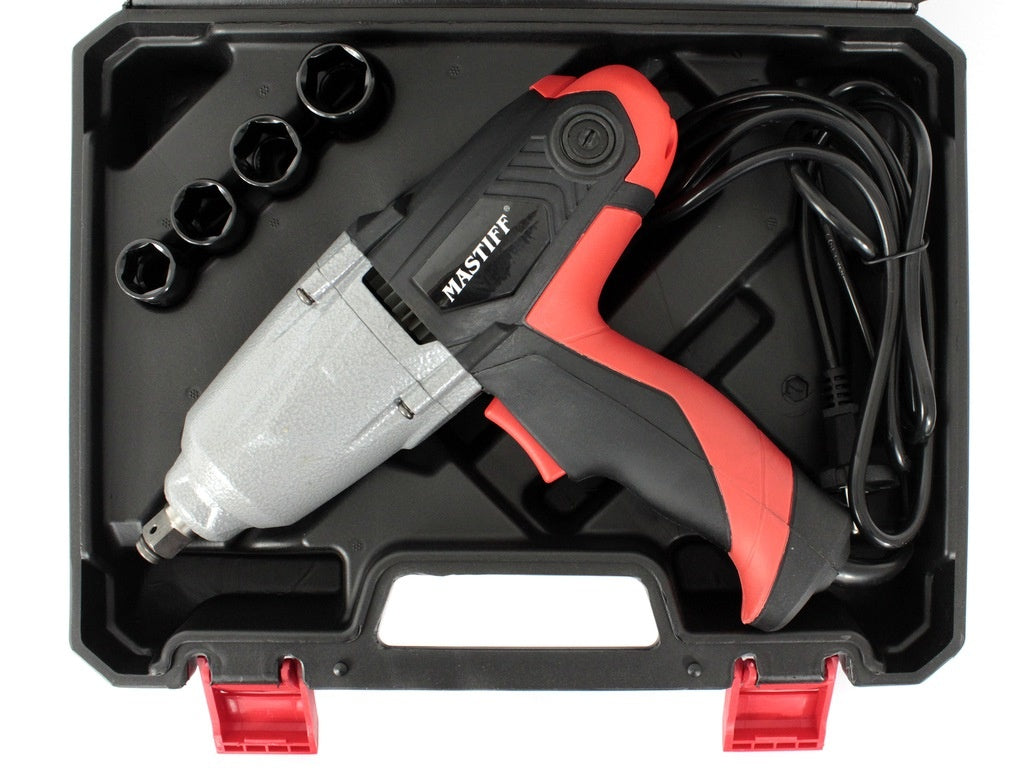 ELECTRIC IMPACT WRENCH WITH SET | 12.5 MM (1/2") | 800 NM (81053G)