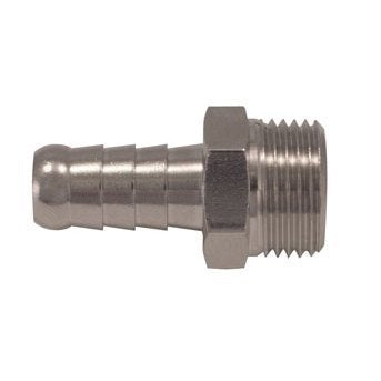 HOSE NOZZLE 6 MM WITH THREAD 1/4" - 6 MM (GV-1382)