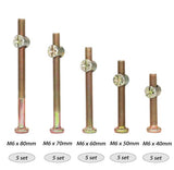 CYLINDER HEAD SCREW SET | WITH HEX HEAD | 50 PCS. (SCN50)