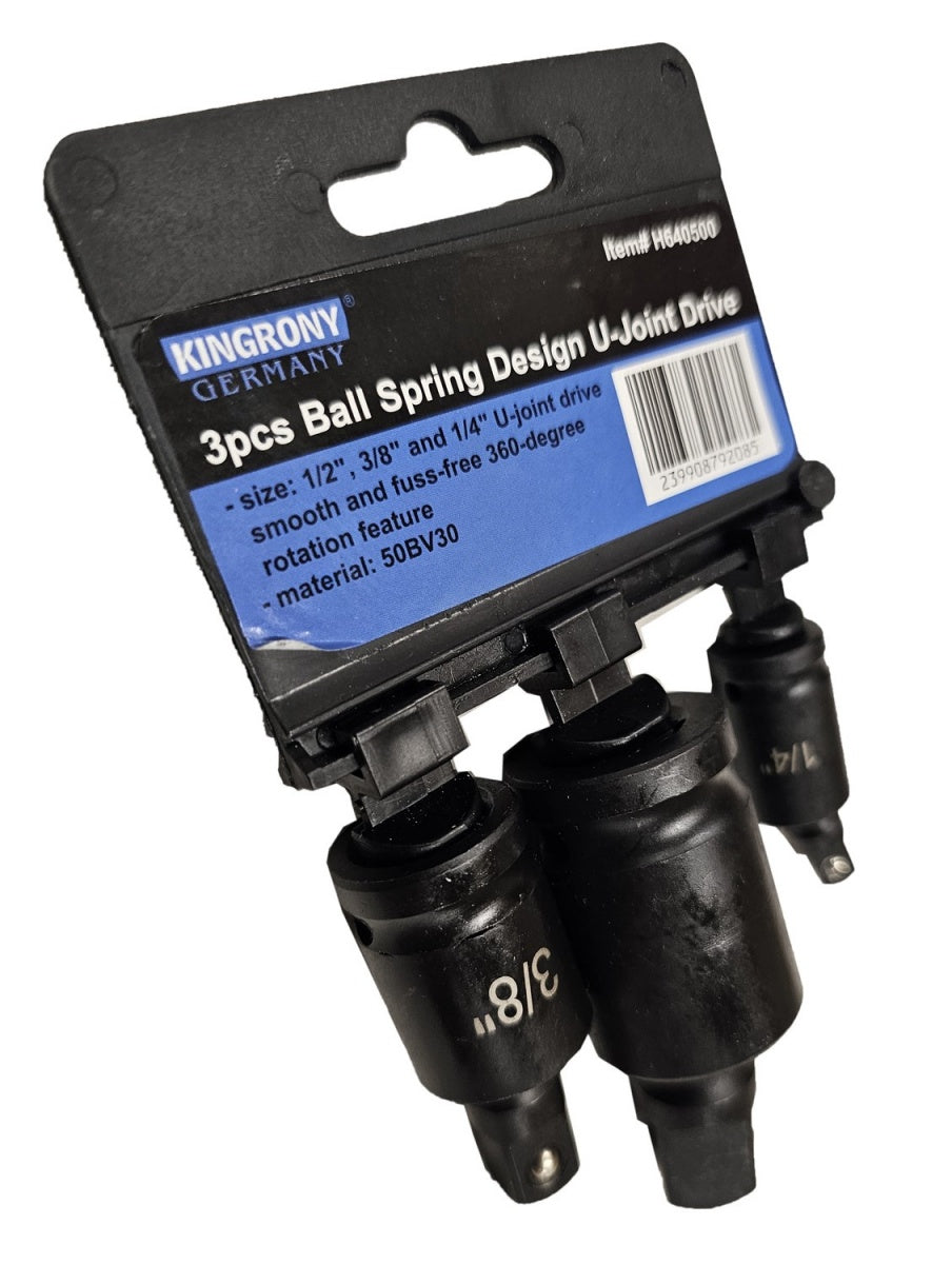 IMPACT UNIVERSAL JOINT SET | 3 PCS. (H640500)