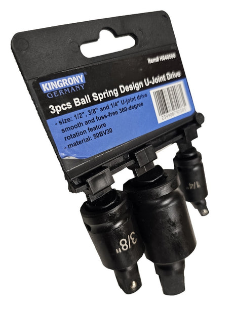 IMPACT UNIVERSAL JOINT SET | 3 PCS. (H640500)