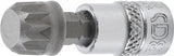 BIT SOCKET | 6.3 MM (1/4") DRIVE | SPLINE (FOR XZN) M12 (2507)