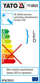 WORK LAMP RECHARGEABLE | 27 LED (YT-08523)
