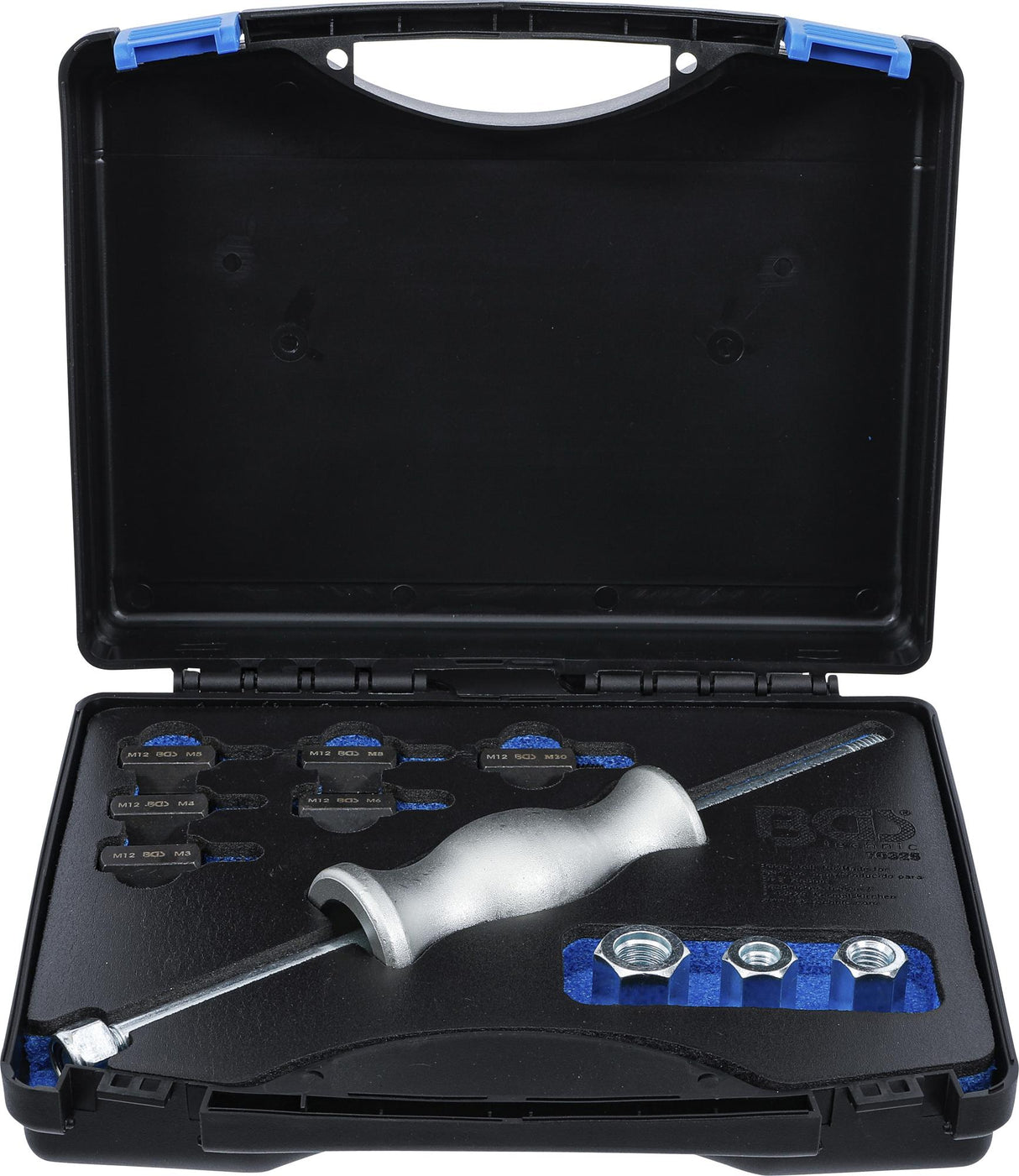 SLIDING HAMMER SET | WITH THREAD ADAPTORS | 12 PCS (70325)