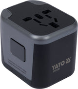 TRAVEL ADAPTER UNIV. 2XUSB 12W (YT-81301)