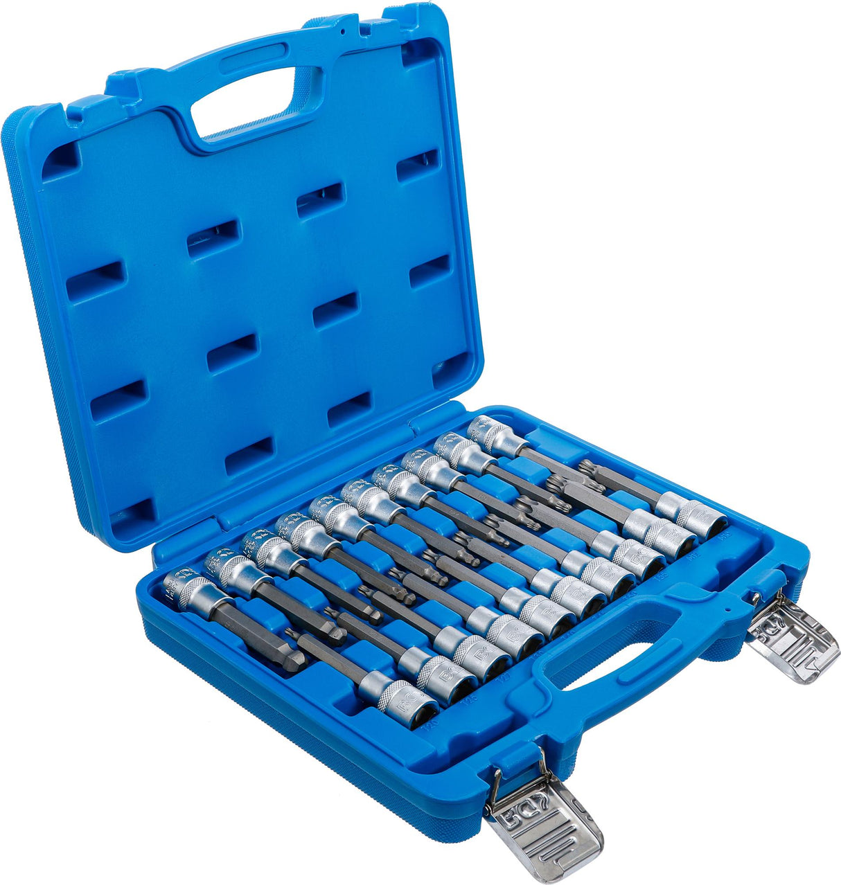 BIT SOCKET SET | 12.5 MM (1/2") DRIVE | INTERNAL HEXAGON, T-STAR (FOR TORX), SPLINE (FOR XZN) WITH BALL HEAD | 20 PCS. (5170)