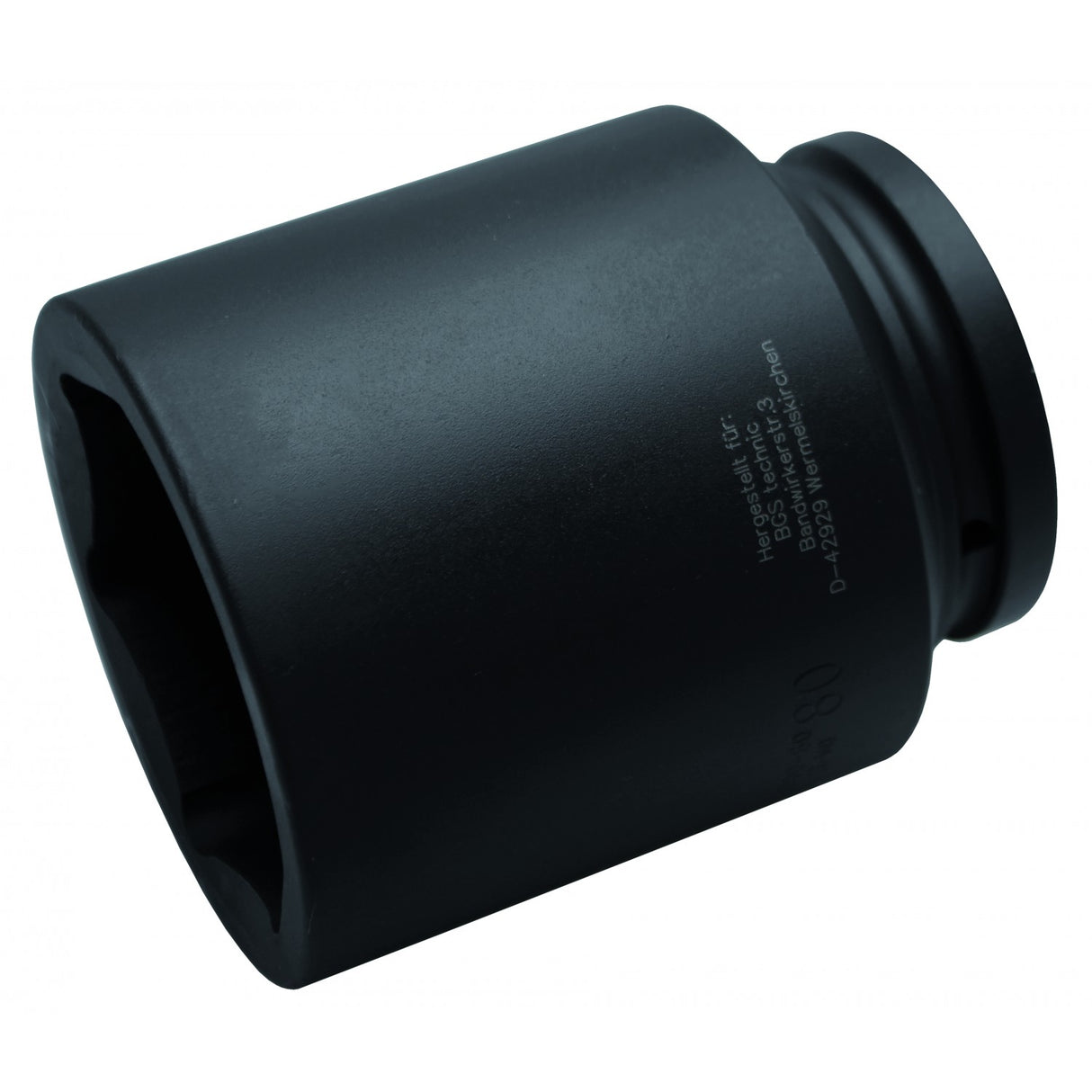 IMPACT SOCKET HEXAGON, DEEP | 25 MM (1") DRIVE | 80 MM (5500-80)