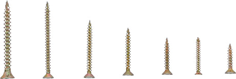 MULTI-PURPOSE SCREWS | CROSS SLOT PZ2 | 120 PCS. (88190)