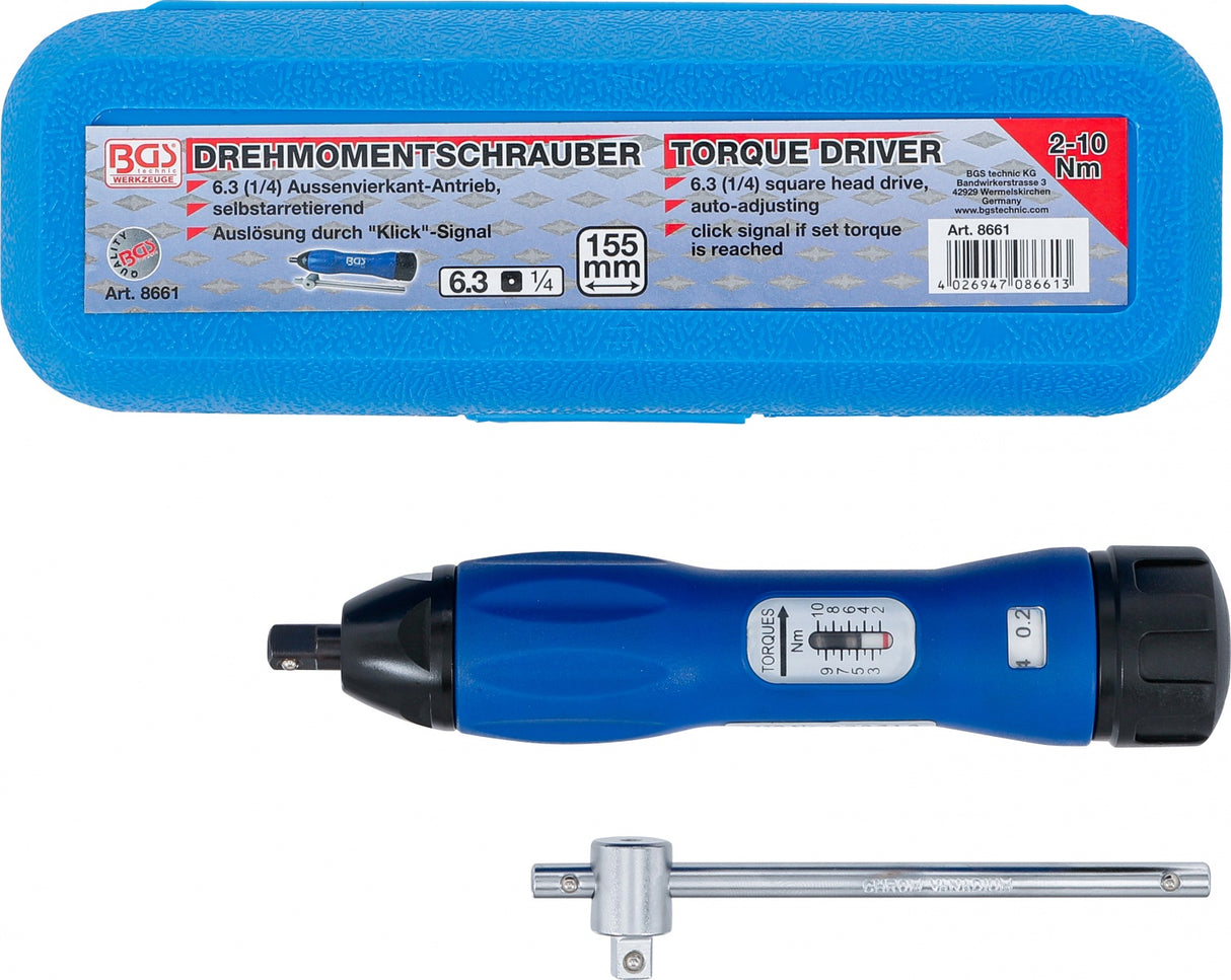 TORQUE WRENCH | 6.3 MM (1/4") | 2 - 10 NM (8661)