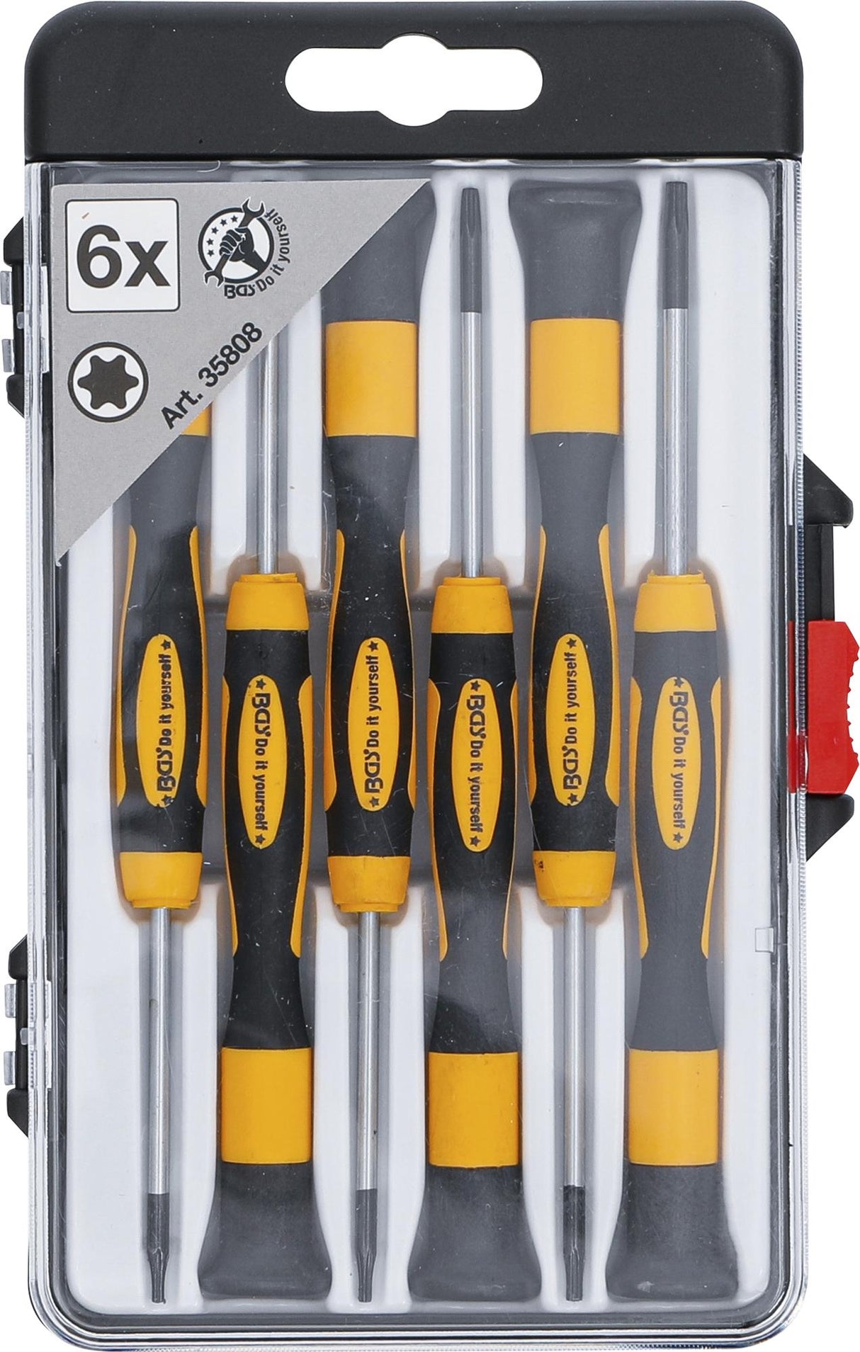 PRECISION SCREWDRIVER SET | T-STAR (FOR TORX) | 6 PCS. (35808)