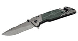 FOLDING KNIFE | 3-IN-1 | STAINLESS STEEL | 20.2 CM (SK3)