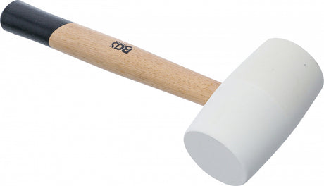 RUBBER MALLET | HICKORY HANDLE | WHITE HEAD | Ø 64 MM | 750 G (70140)