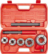 RATCHET DIE STOCKS 3/8"-1.1/4" 5 HEADS (55820)