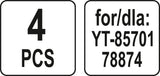 VACUUM CLEANE BAG 4PCS FO YT-85701 78874 (YT-85732)