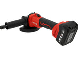 CORDLESS ANGLE GRINDER BRUSHLESS 18V 125MM WITH 2X4AH BATTERIES AND CHARGER (YT-828252)