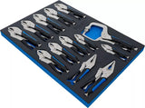 TOOL TRAY 3/3: LOCKING GRIP PLIERS SET | 13 PCS. (4690)
